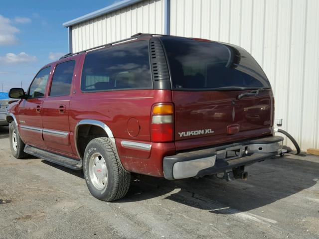 1GKFK16Z52J220493 - 2002 GMC YUKON XL K MAROON photo 3