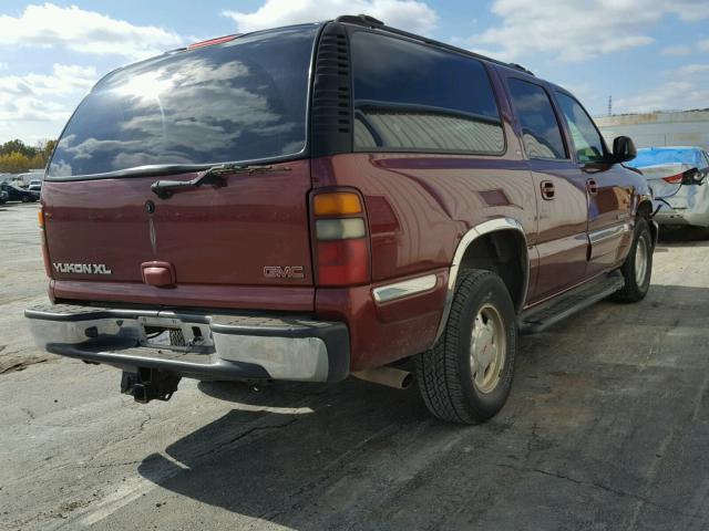 1GKFK16Z52J220493 - 2002 GMC YUKON XL K MAROON photo 4