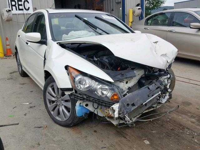 1HGCP3F88BA006179 - 2011 HONDA ACCORD EXL WHITE photo 1