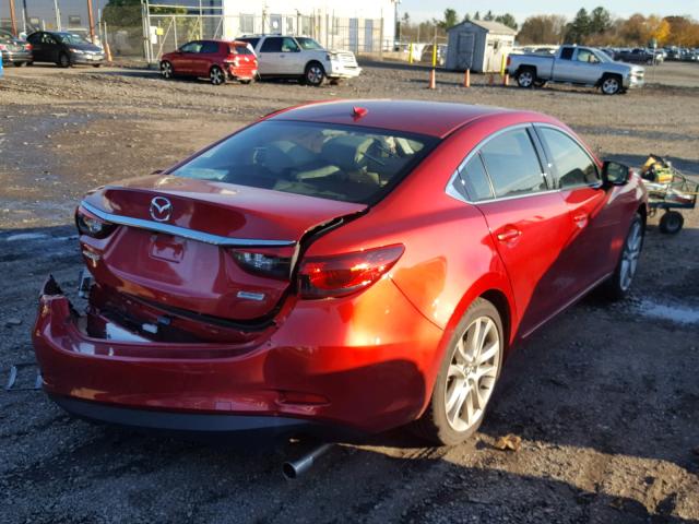 JM1GL1V50H1148218 - 2017 MAZDA 6 TOURING RED photo 4