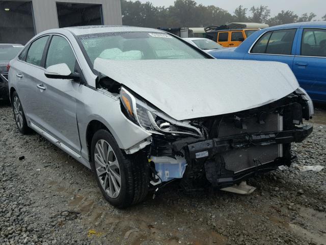 5NPE34AF9GH435829 - 2016 HYUNDAI SONATA SPO SILVER photo 1