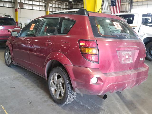 5Y2SL62834Z418897 - 2004 PONTIAC VIBE RED photo 3