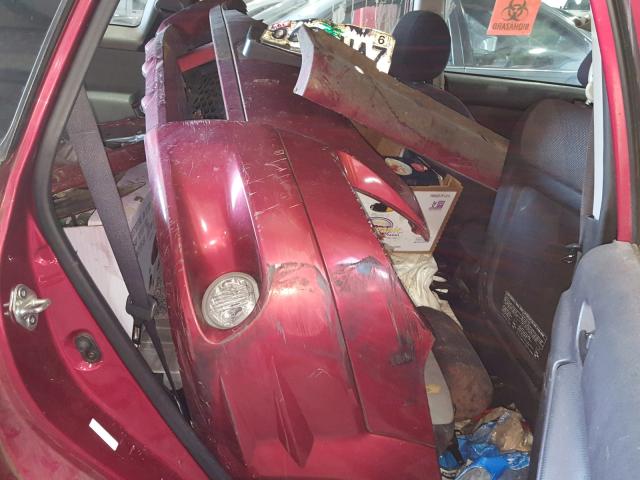 5Y2SL62834Z418897 - 2004 PONTIAC VIBE RED photo 6