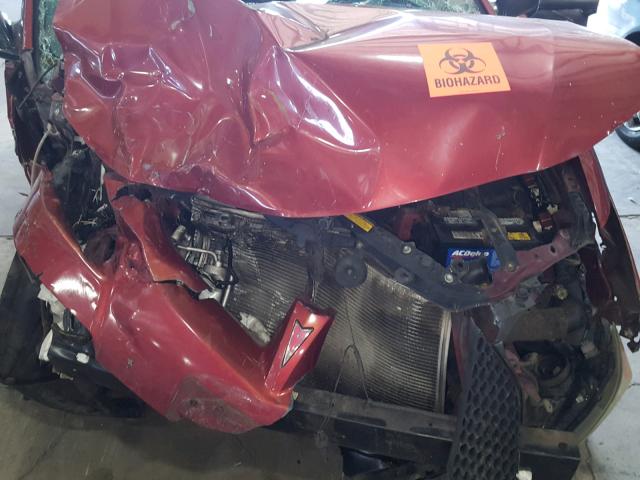 5Y2SL62834Z418897 - 2004 PONTIAC VIBE RED photo 7