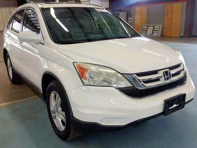 5J6RE4H72AL042150 - 2010 HONDA CR-V EXL WHITE photo 1