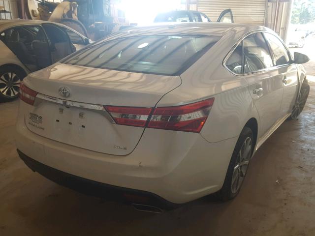 4T1BK1EB4FU172077 - 2015 TOYOTA AVALON XLE WHITE photo 4