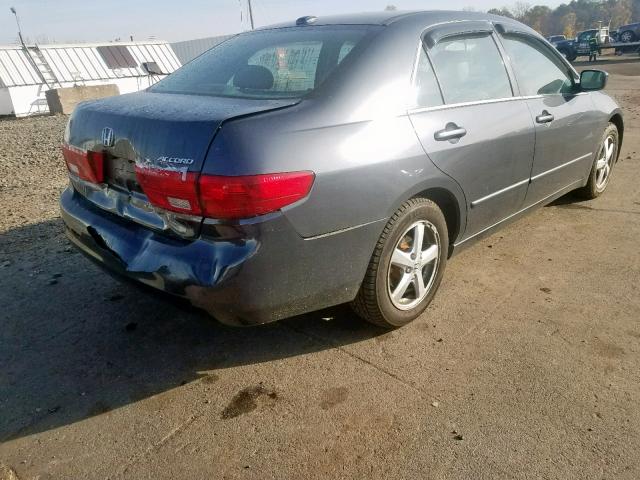 1HGCM56825A049392 - 2005 HONDA ACCORD EX GRAY photo 4