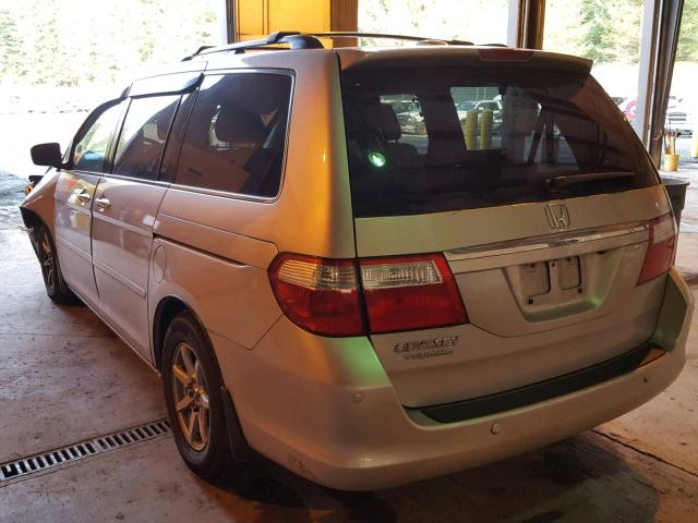 5FNRL38856B012598 - 2006 HONDA ODYSSEY TO SILVER photo 3