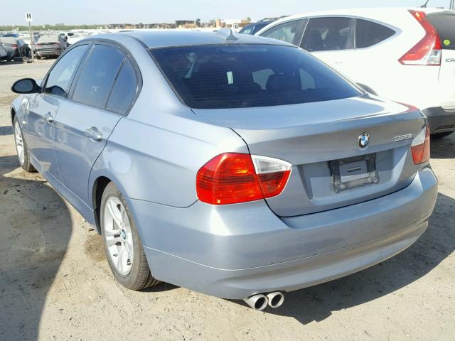 WBAVC53588FZ86871 - 2008 BMW 328 I SULE BLUE photo 3