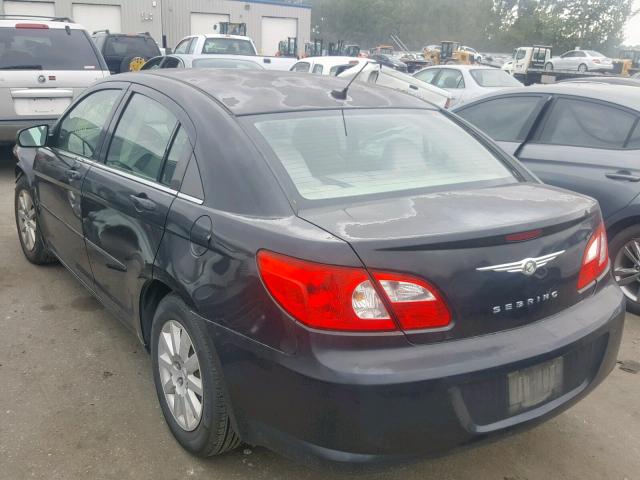 1C3LC46K68N204809 - 2008 CHRYSLER SEBRING LX BLACK photo 3