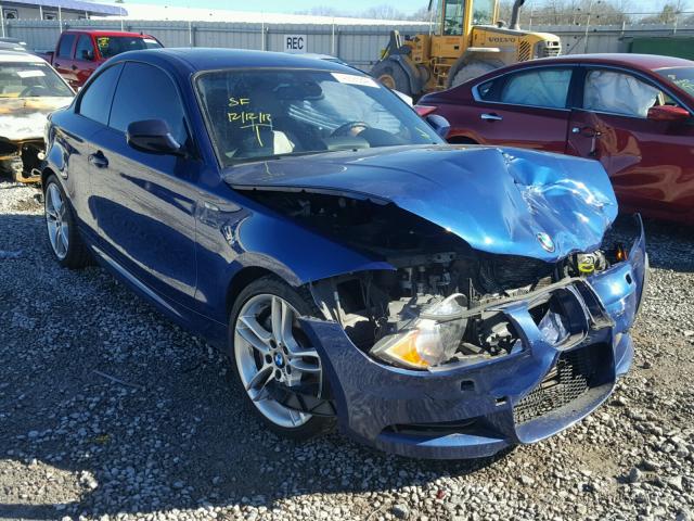 WBAUC7C59AVK95951 - 2010 BMW 135 I BLUE photo 1