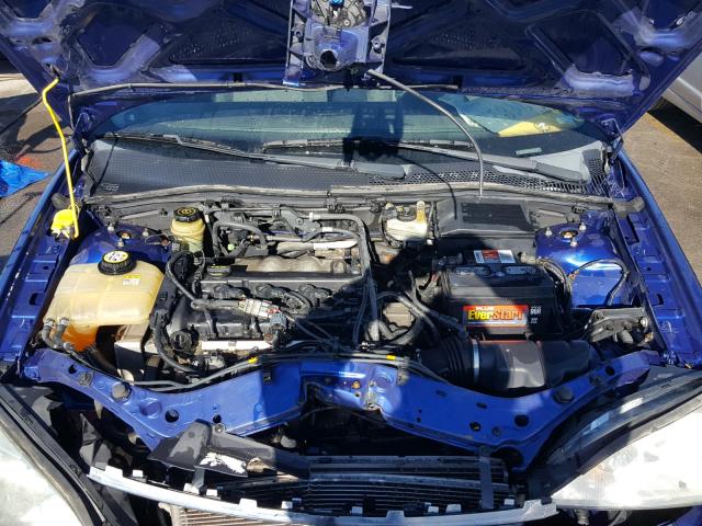 3FAHP37N75R139718 - 2005 FORD FOCUS ZX5 BLUE photo 7