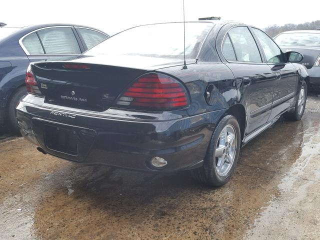 1G2NF52E73M593531 - 2003 PONTIAC GRAND AM S BLACK photo 4