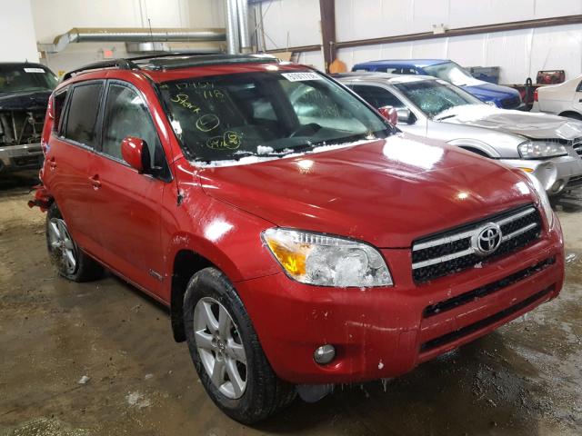 JTMBD31V976023602 - 2007 TOYOTA RAV4 LIMIT RED photo 1