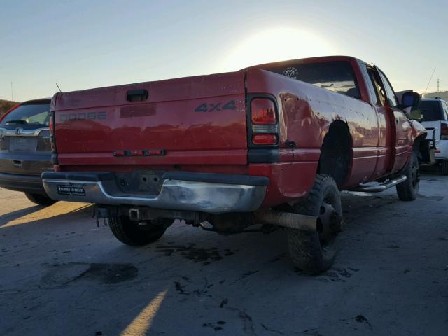 3B7MF33C72M239679 - 2002 DODGE RAM 3500 RED photo 4