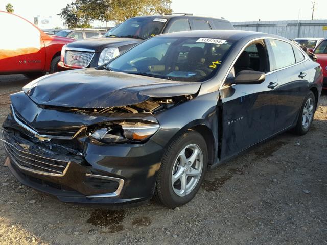 1G1ZB5ST0JF235432 - 2018 CHEVROLET MALIBU LS Boz foto 2