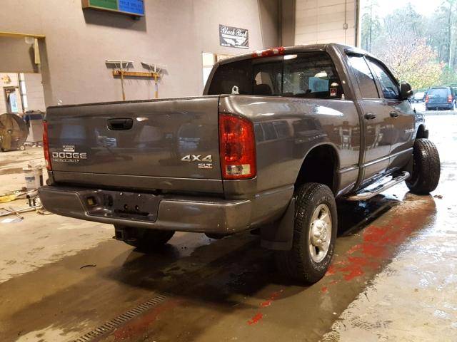 3D7KU28D13G844943 - 2003 DODGE RAM 2500 S ნაცრისფერი ფოტო 4