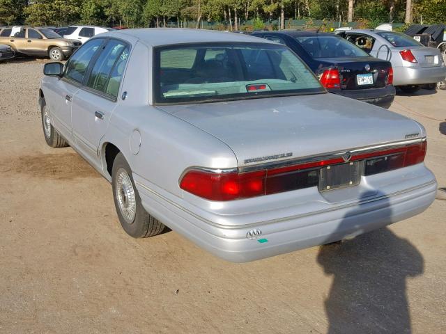 2MELM74W9TX686083 - 1996 MERCURY GRAND MARQ SILVER photo 3