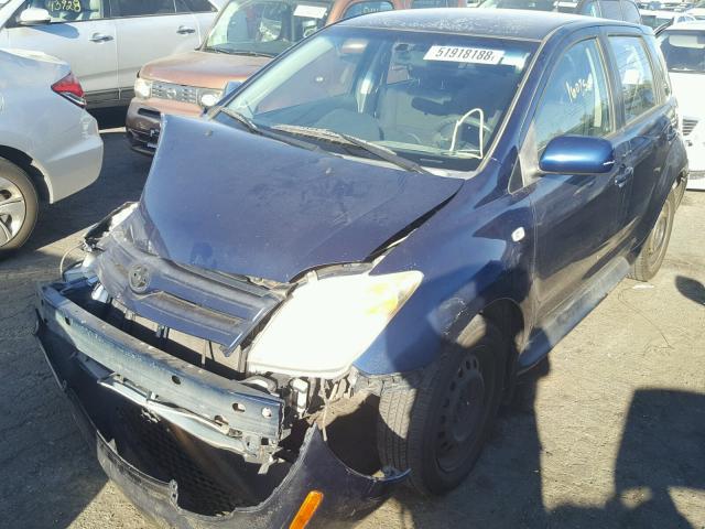 JTKKT624840050792 - 2004 TOYOTA SCION XA BLUE photo 2