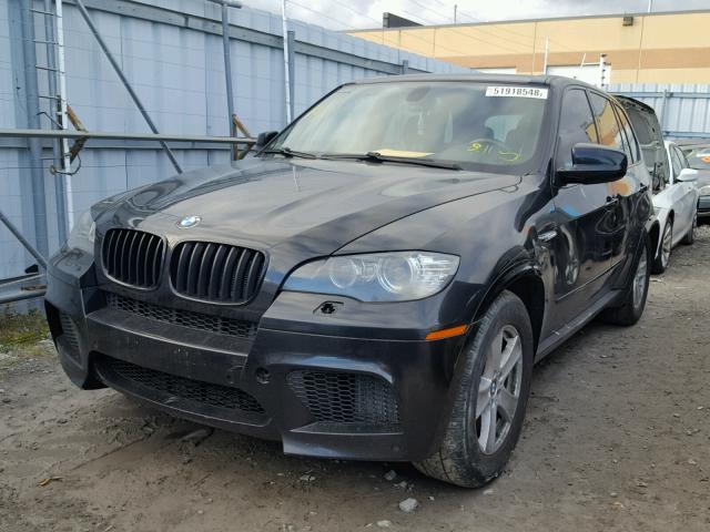 5YMGY0C57ALK25490 - 2010 BMW X5 M BLACK photo 2