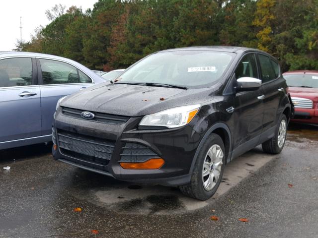 1FMCU0F79DUA37998 - 2013 FORD ESCAPE S BLACK photo 2