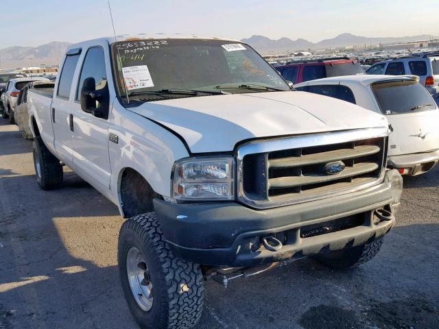 1FTSW31S32EA38420 - 2002 FORD F350 SRW S WHITE photo 1