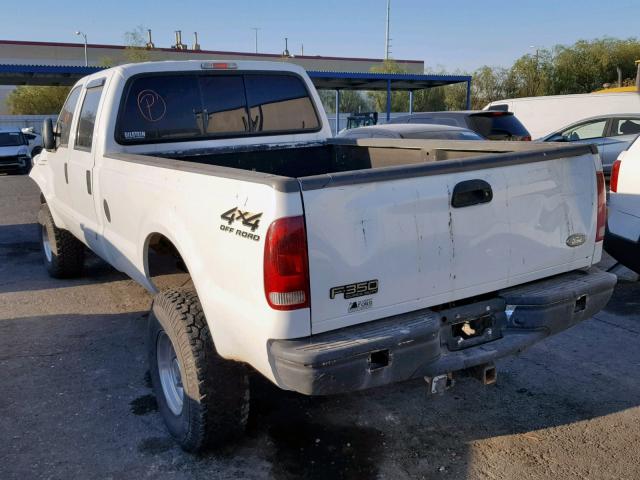 1FTSW31S32EA38420 - 2002 FORD F350 SRW S WHITE photo 3