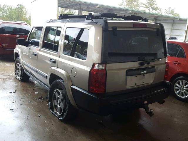 1J8HH48N46C248111 - 2006 JEEP COMMANDER GOLD photo 3