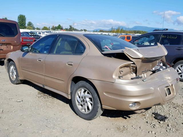 1G2NF52E83C254556 - 2003 PONTIAC GRAND AM S GOLD photo 3