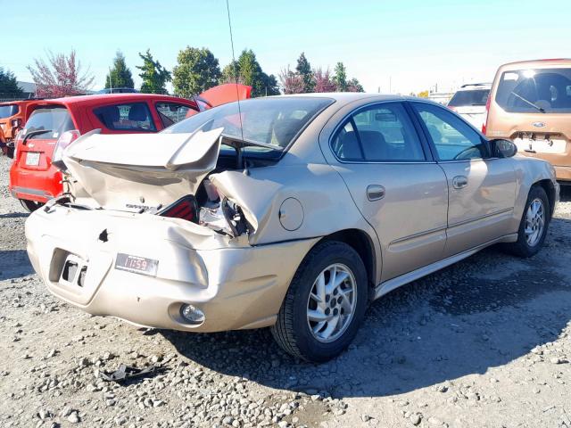 1G2NF52E83C254556 - 2003 PONTIAC GRAND AM S GOLD photo 4