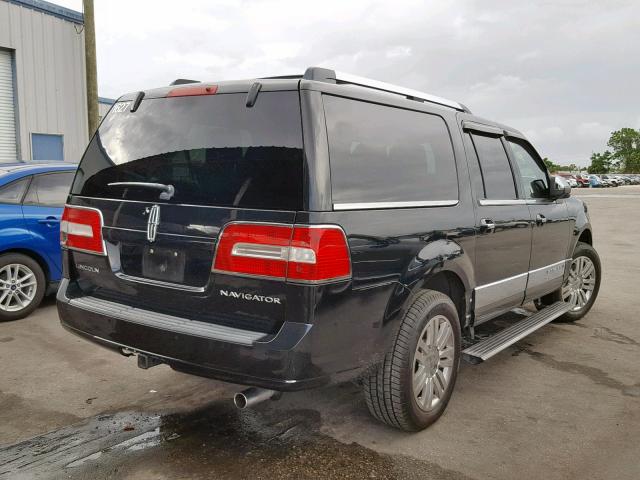 5LMJJ3H56BEJ07409 - 2011 LINCOLN NAVIGATOR BLACK photo 4