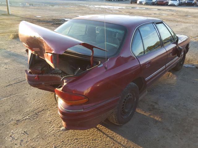 1G2HX53L0N1288836 - 1992 PONTIAC BONNEVILLE MAROON photo 4