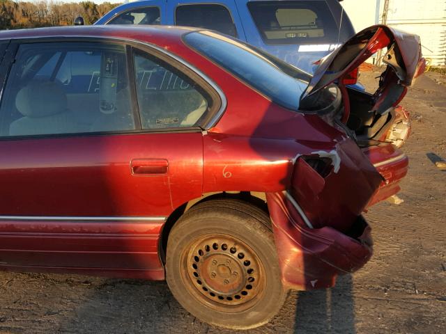 1G2HX53L0N1288836 - 1992 PONTIAC BONNEVILLE MAROON photo 9