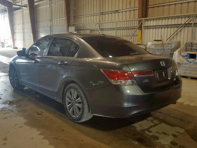 1HGCP2F83BA008495 - 2011 HONDA ACCORD EXL GRAY photo 3