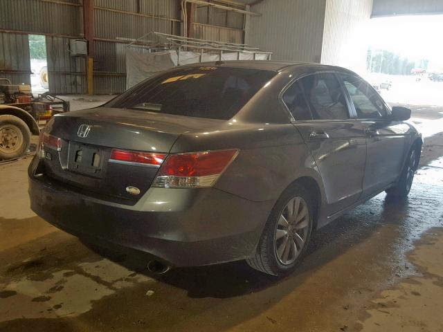 1HGCP2F83BA008495 - 2011 HONDA ACCORD EXL GRAY photo 4