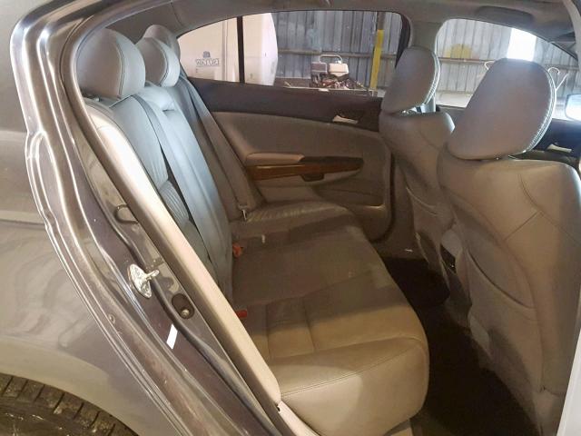 1HGCP2F83BA008495 - 2011 HONDA ACCORD EXL GRAY photo 6