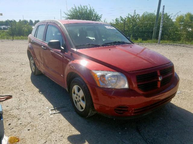 1B3HB28B57D381699 - 2007 DODGE CALIBER RED photo 1