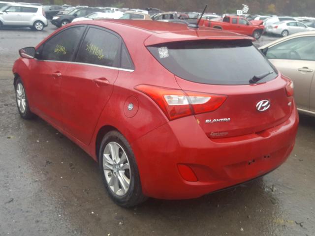 KMHD35LH9FU241107 - 2015 HYUNDAI ELANTRA GT RED photo 3