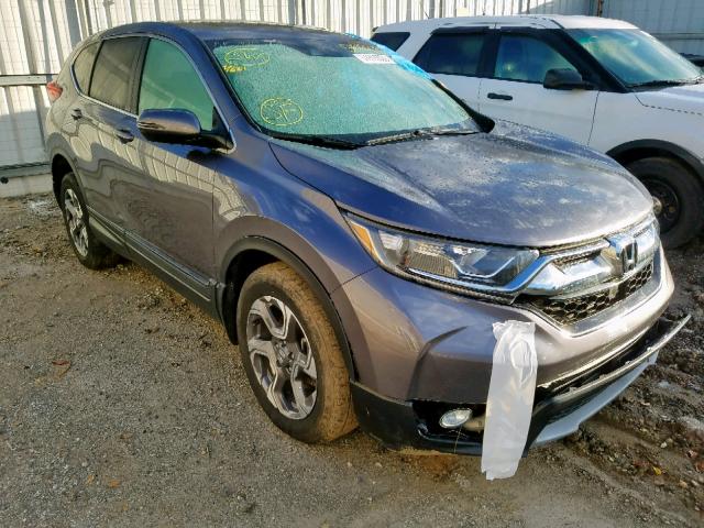 7FARW2H87JE076379 - 2018 HONDA CR-V EXL CHARCOAL photo 1