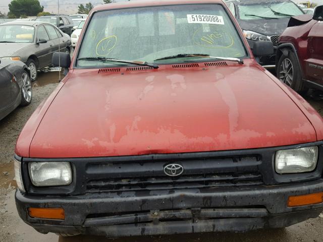 JT4RN81AXN0087525 - 1992 TOYOTA PICKUP 1/2 RED photo 9