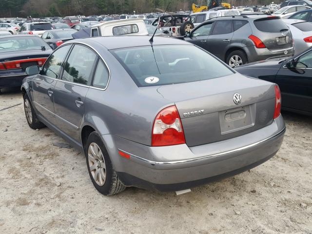 WVWPD63B23P330091 - 2003 VOLKSWAGEN PASSAT GLS GRAY photo 3