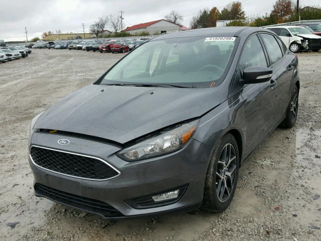 1FADP3H28HL222192 - 2017 FORD FOCUS SEL CHARCOAL photo 2