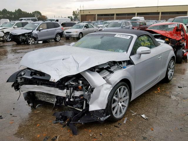 TRURD38J481049725 - 2008 AUDI TT 3.2 QUA SILVER photo 2