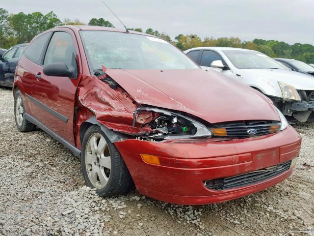 3FAFP31321R214074 - 2001 FORD FOCUS ZX3 RED photo 1