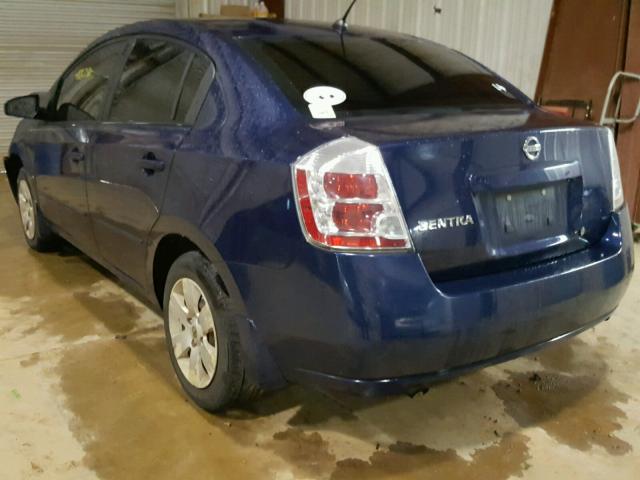 3N1AB61E18L669004 - 2008 NISSAN SENTRA 2.0 BLUE photo 3