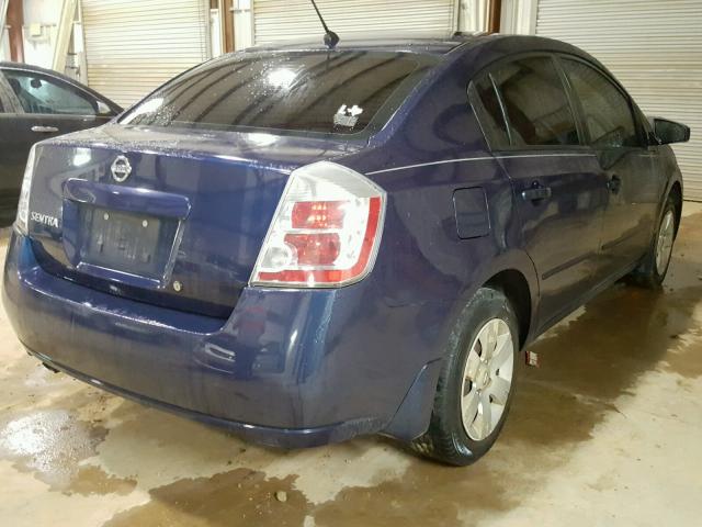 3N1AB61E18L669004 - 2008 NISSAN SENTRA 2.0 BLUE photo 4