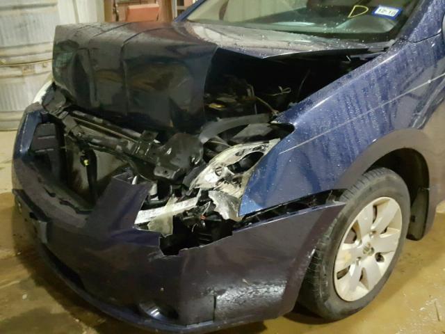 3N1AB61E18L669004 - 2008 NISSAN SENTRA 2.0 BLUE photo 9