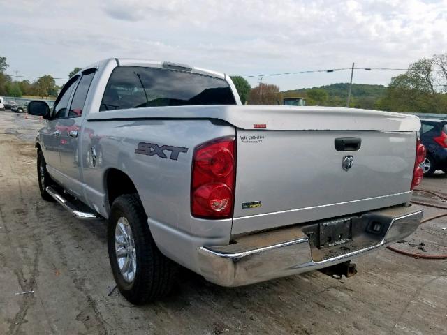 1D7HA18N98S603668 - 2008 DODGE RAM 1500 S SILVER photo 3