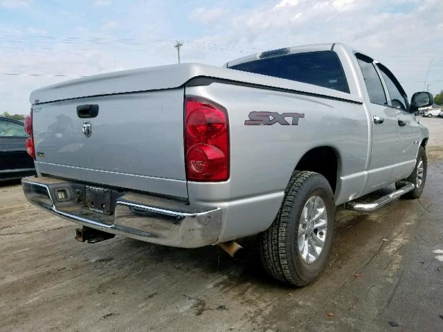 1D7HA18N98S603668 - 2008 DODGE RAM 1500 S SILVER photo 4