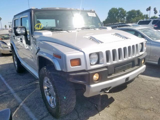 5GRGN022X9H100957 - 2009 HUMMER H2 SUT LUX SILVER photo 1